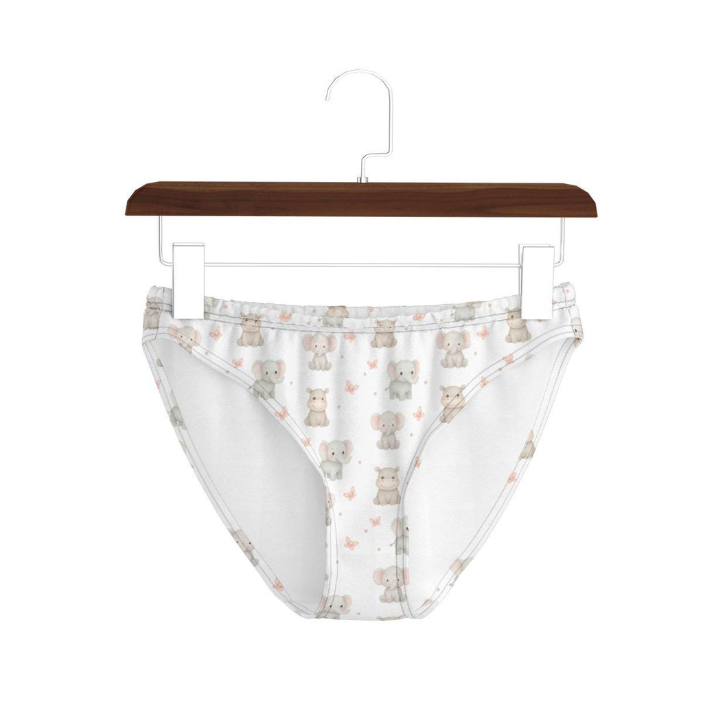 ABDL Elephant Panties for Women, Adult Baby Underwear, Cute Elephant Briefs, Kawaii Women's Underwear, Soft Stretch Panties, S-5XL