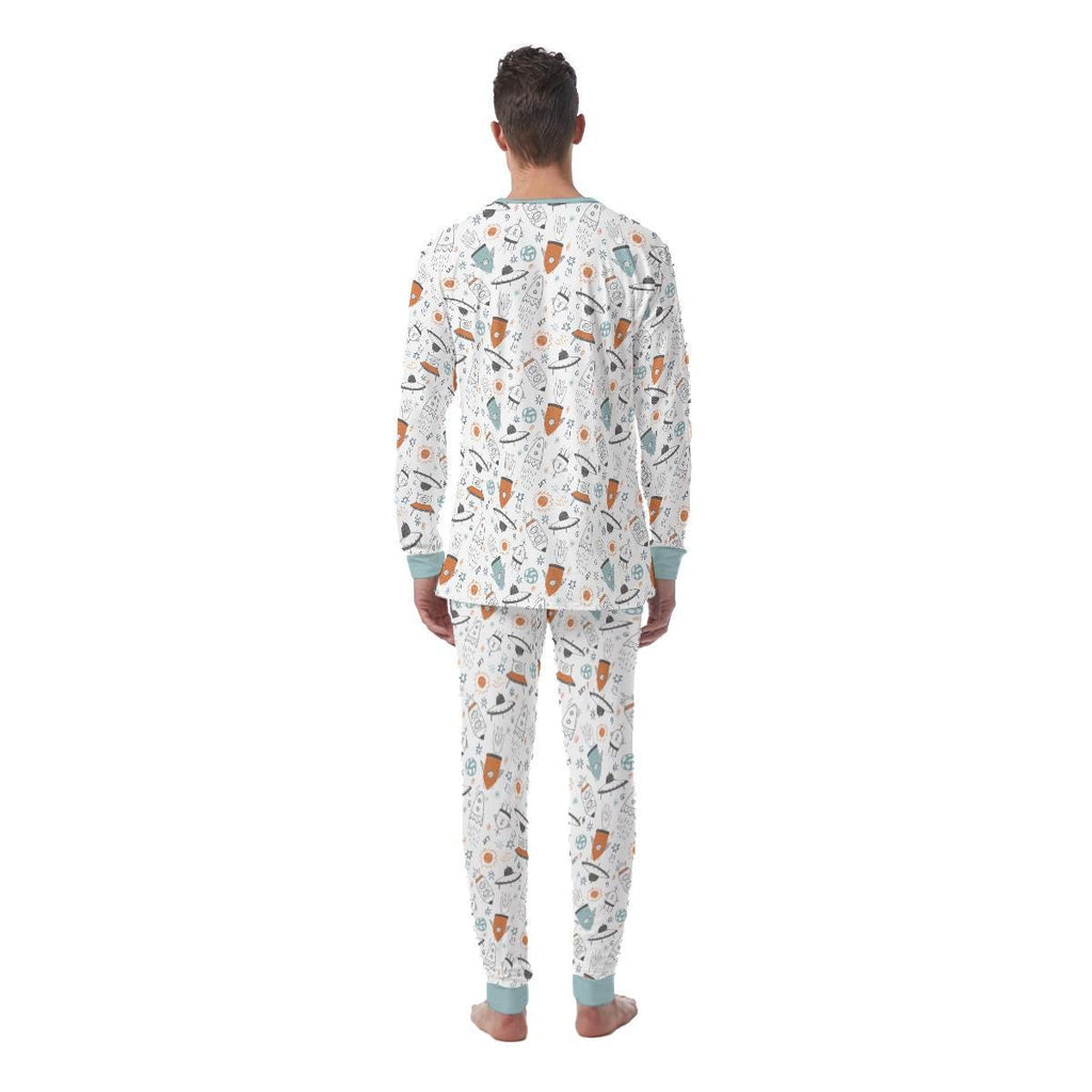Mens Pajama Set, Soft Sleepwear for Men, Long Sleeve Pajamas, Comfortable Loungewear Set, Men's Two Piece Pajama Set, Gift for Him