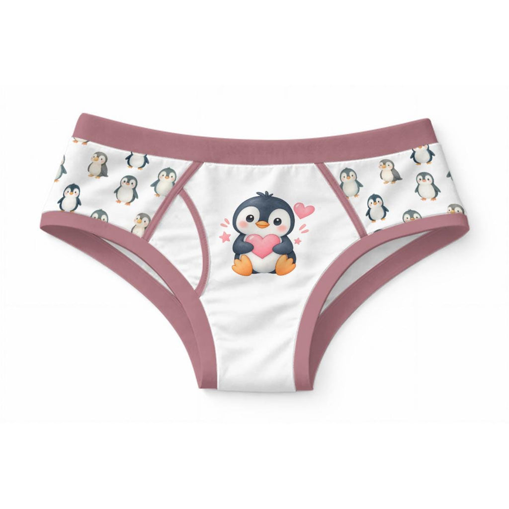 Men's Penguin Brief 100% Cotton, Cute Kawaii Underwear, Funny Penguin Underwear, Cute But Chaotic Brief, Adult Men's Underwear