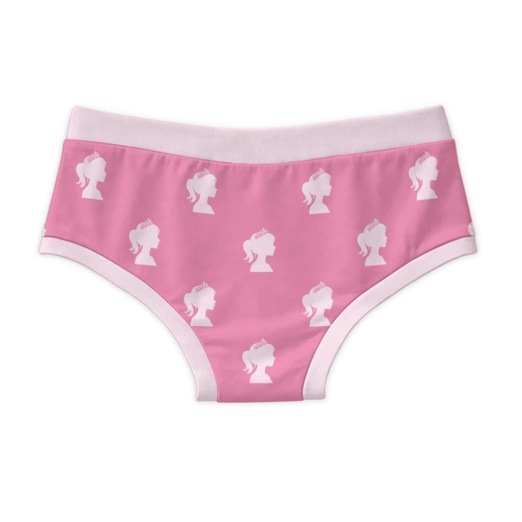 Pink Princess Briefs for Men, Cute Women's Style Men's Underwear, 100% Cotton Pink Briefs, Feminine Novelty Underwear, ABDL Briefs