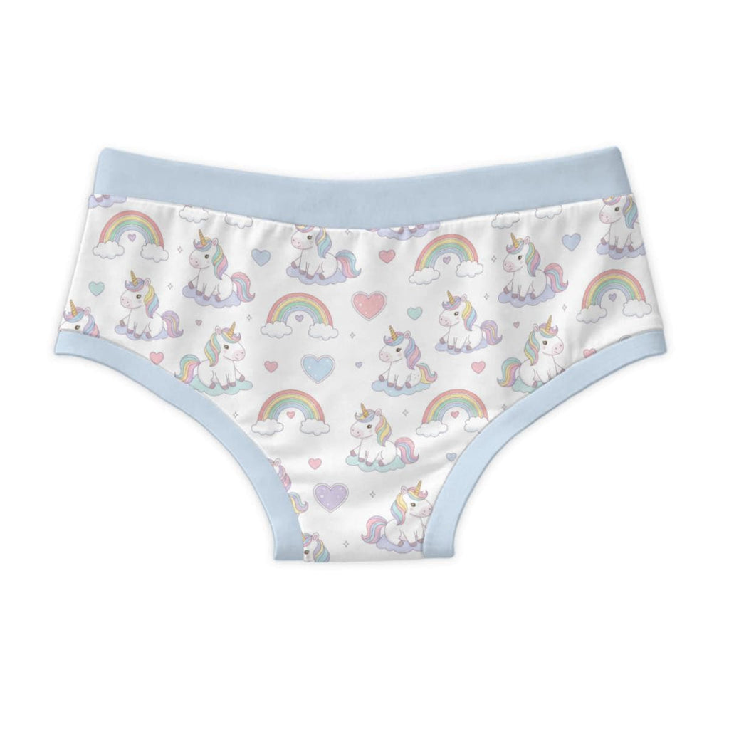 Men's Unicorn Briefs, Cute Unicorn Underwear for Men, 100% Cotton Printed Briefs, Rainbow Unicorn Underwear, Novelty Adult Briefs