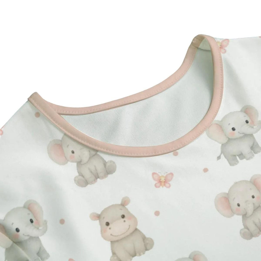 Adult Onesie ABDL, Elephant Bodysuit, Adult Baby Onesie, Cute Elephant Romper, Little Space Clothing, Kawaii Onesie, ABDL Gift
